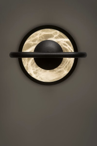 Алебастровая светодиодная настольная лампа