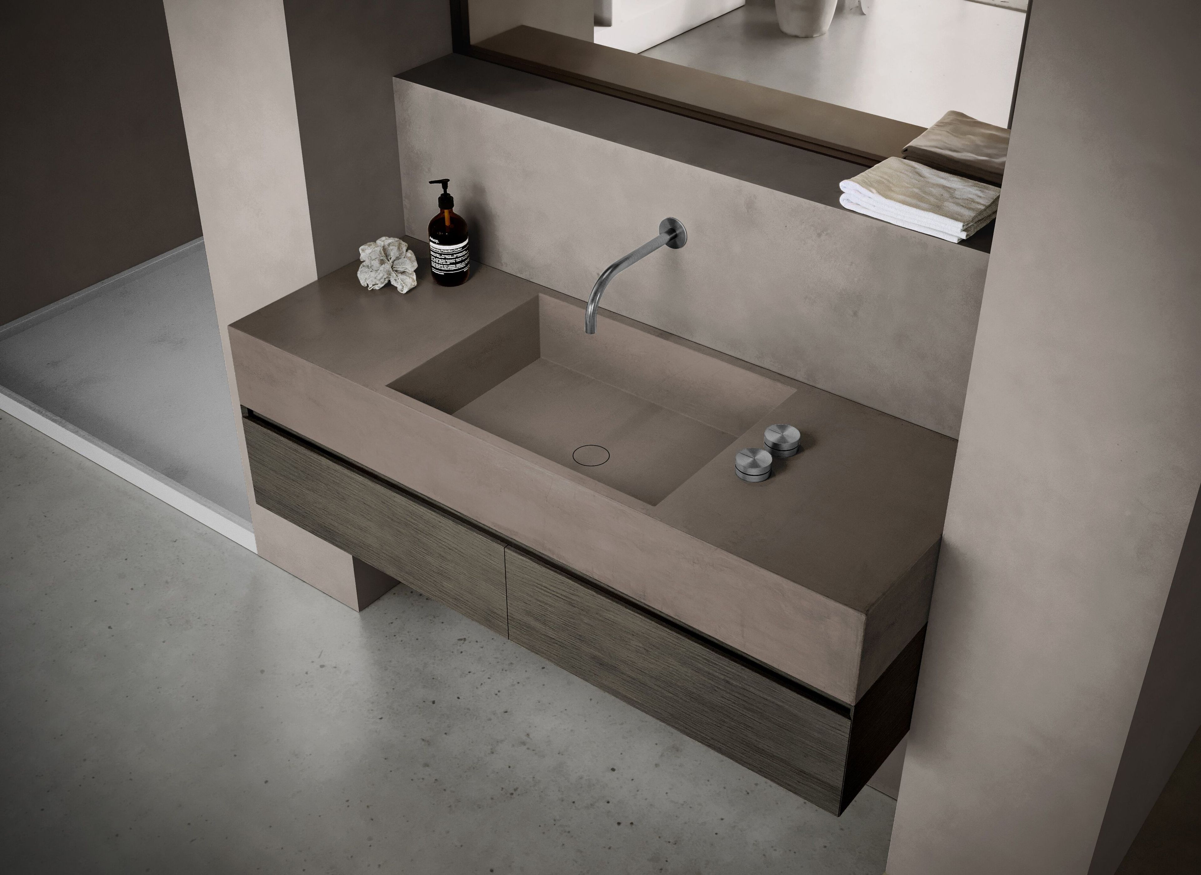 Прямоугольный подвесной одиночный умывальник COCOON Maison ARCH-00045271 - Вид №1