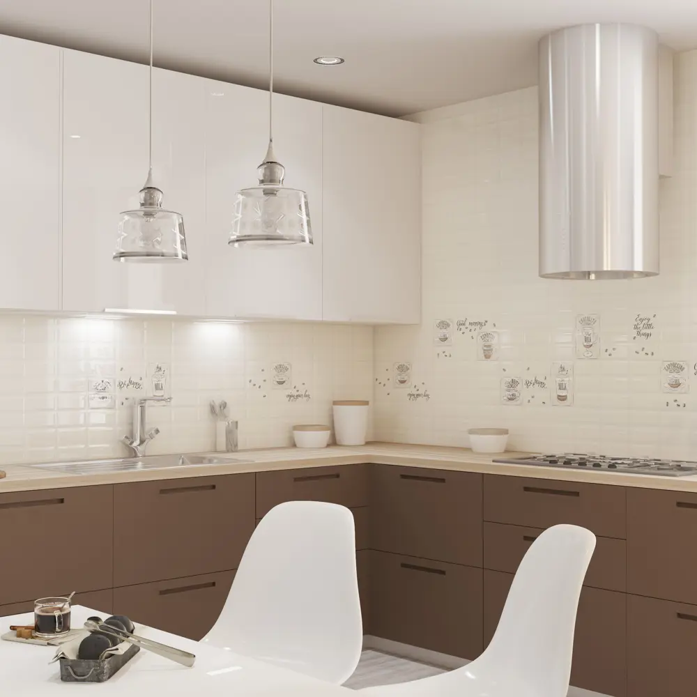 Плитка настенная Azori Liberica 20.1x40.5 см 1.14 м² цвет бежевый 82494714 STLM-2042198 - Вид №5