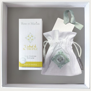 CAR-STT Набор спрей парфюмированный 100 мл , диффузор керамический, подарочная коробка Rose&Marius