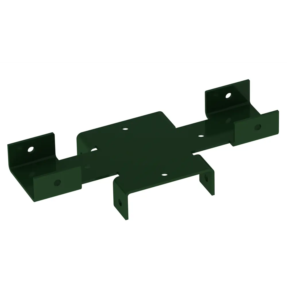 Кронштейн для забора Vegastok 60x40 мм сталь RAL 6005 зеленый STLM-2060943