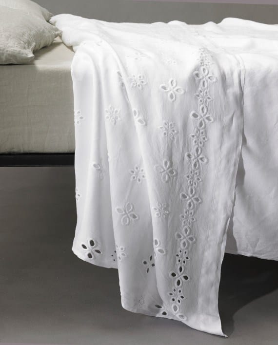 Вышитая простыня из льна Society Limonta ARCH-00135144 - Вид №1