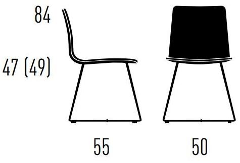 KFF Стул из металла с обивкой Maverick sun-id-1405150 - Вид №2