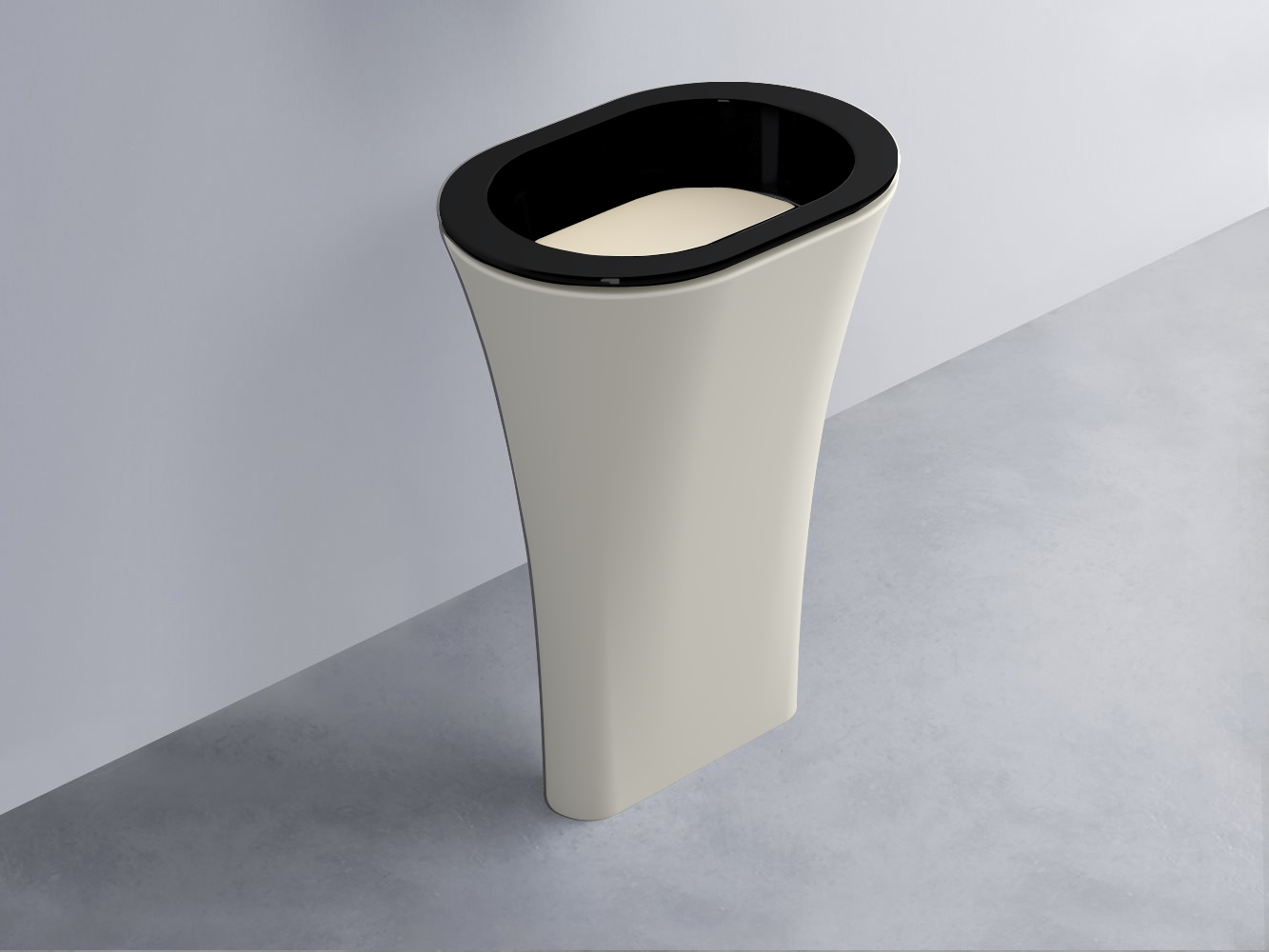 AMLA65-N+AMPILO-LN+AMCOLO-TL Раковина Amedeo Ovale отдельностоящая cielo Enjoy + Amedeo Ceramica Cielo