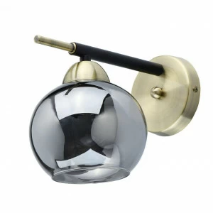 Бра настенное темно-серое De Markt "Гамбург" 605024501 DE MARKT ГАМБУРГ 00-3930667 Серый