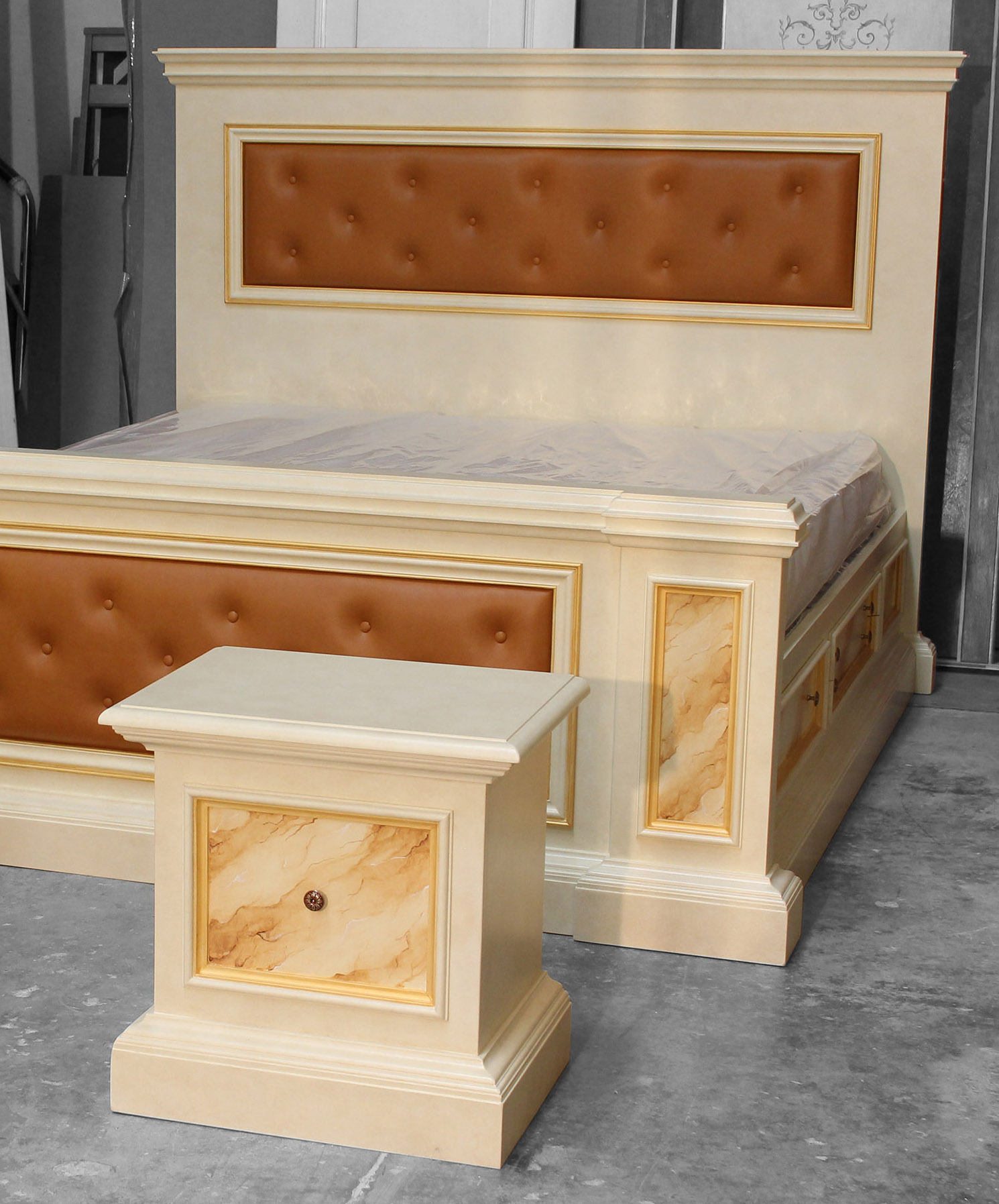 Tifernoit Прикроватные тумбочки и двуспальная кровать Realizzazioni sun-id-2098470 - Вид №1