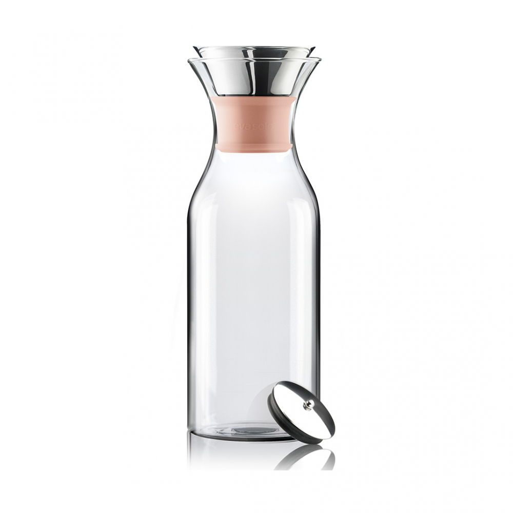 EVA SOLO 567991 Графин Fridge, 1 л, персиковый Стекло, нержавеющая сталь, силикон  - Вид №2