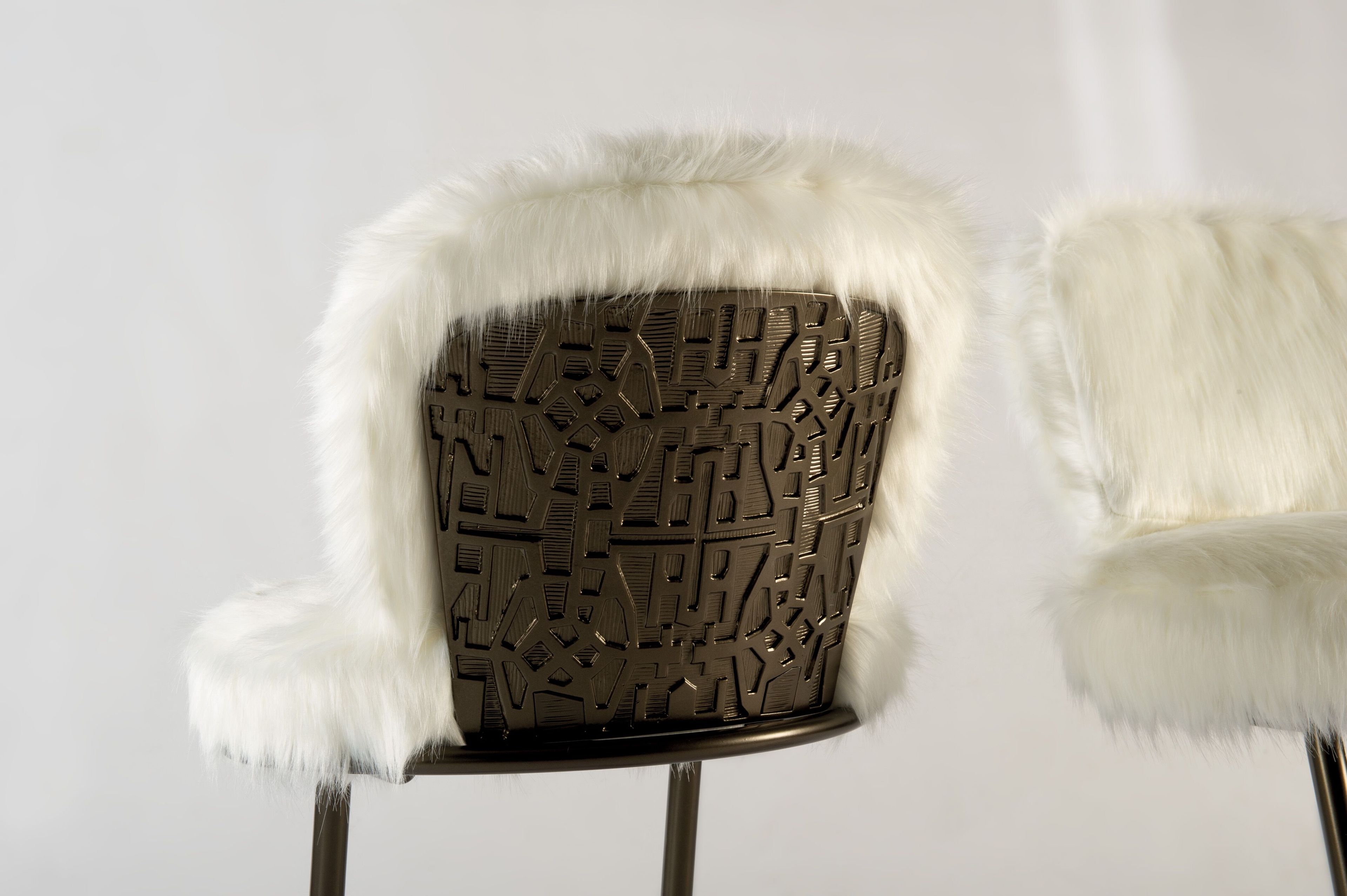 Консольный стул с мягким сиденьем Galbiati Exclusive Interiors ARCH-00135184 - Вид №3