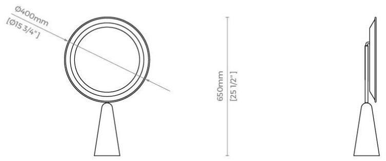 Gallotti&Radice Настольное зеркало Selene sun-id-1466335 - Вид №4