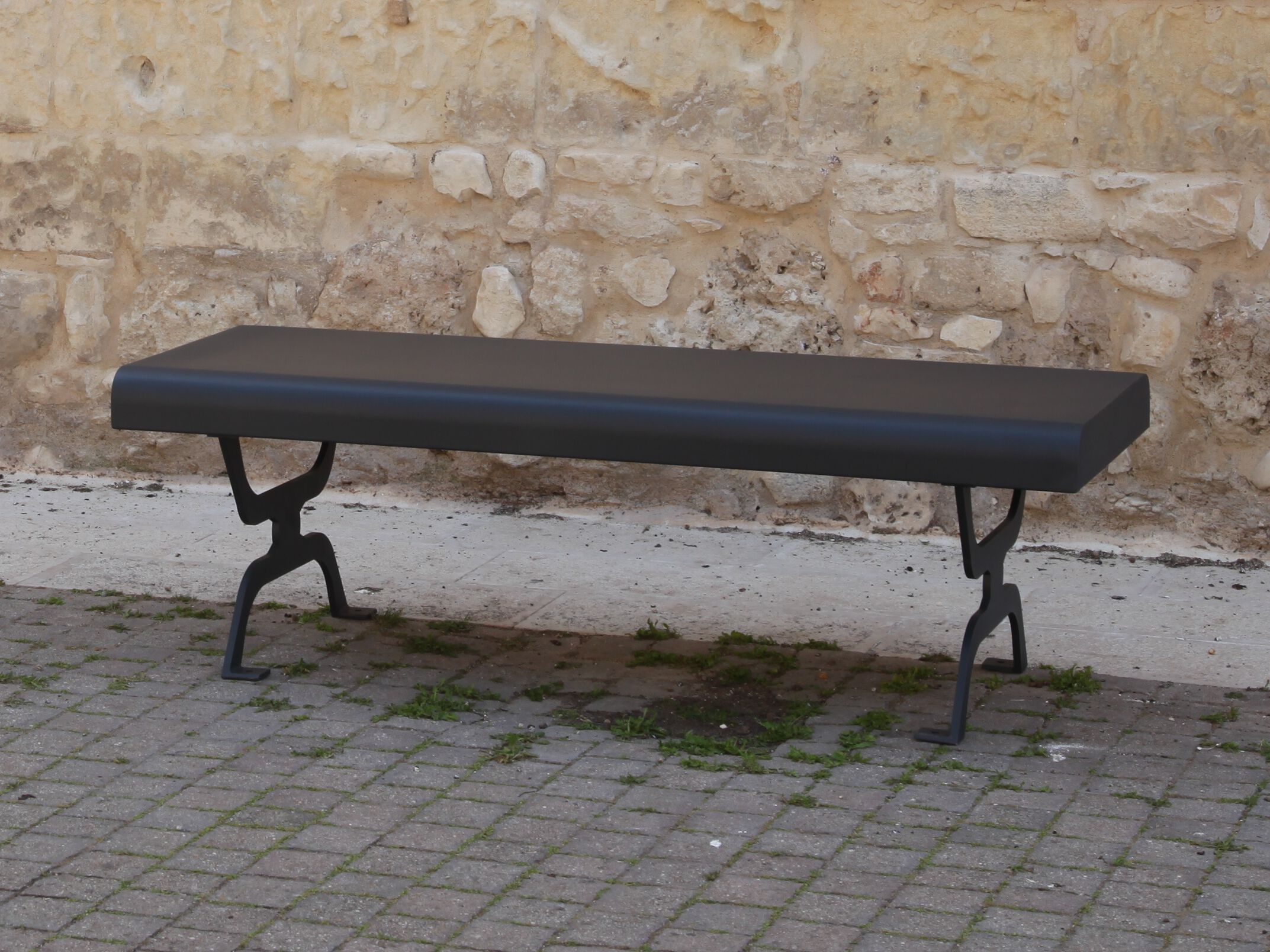 Стальная скамья без спинки CITYSì RETRÒ ARCH-00127451