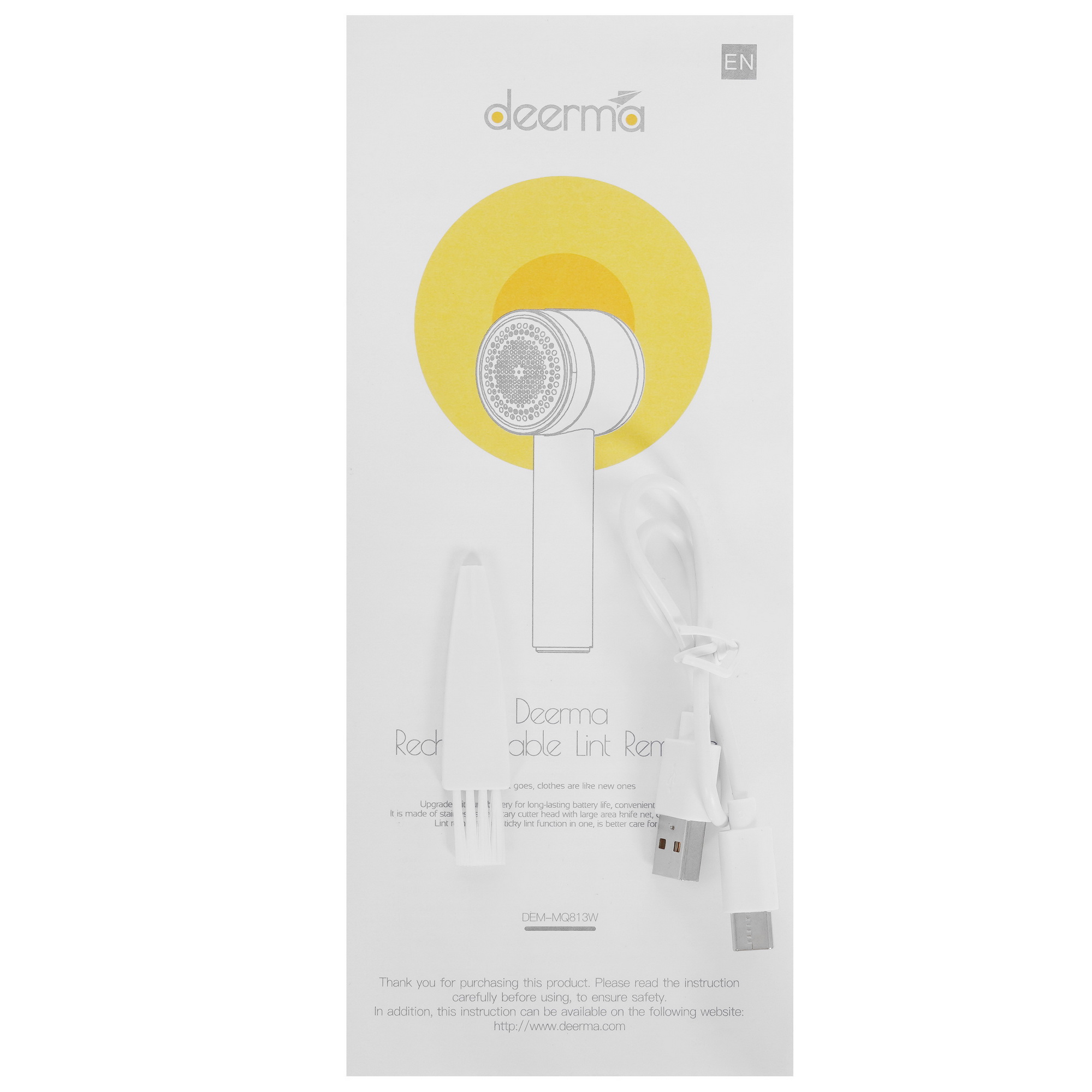 5369863 Машинка для удаления катышков Deerma MQ813W STDN-0083677 - Вид №6