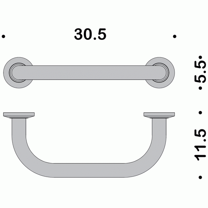 B9720 Contract Поручень для ванны COLOMBO COMPLEMENTI Colombo Design - Вид №2