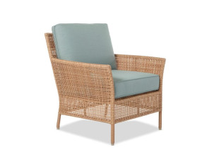 Садовое кресло из смолы с подлокотниками