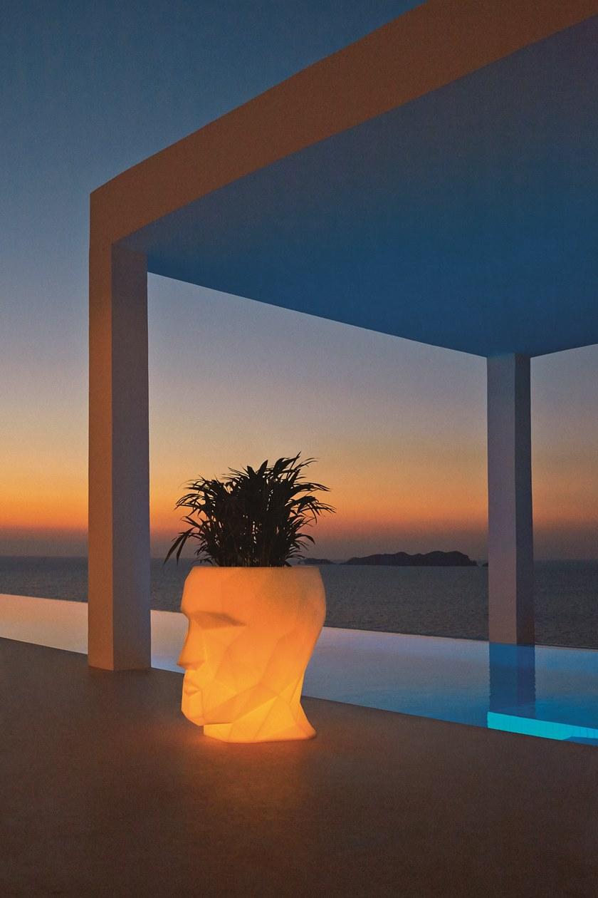 VONDOM Яркий пластиковый садовый горшок Adan sun-id-1476376 - Вид №2