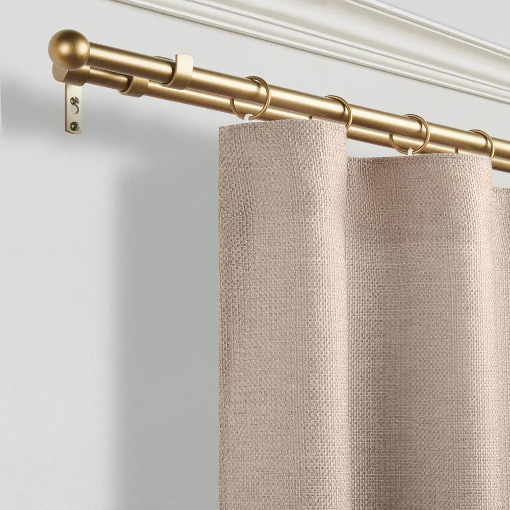 Карниз двухрядный раздвижной d19/16 мм шар 160-320 см цвет бронза ORBIS STLM-2117671 - Вид №4