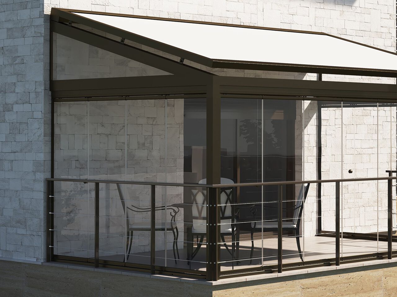 Пергола с раздвижной крышкой Gaviota HERA ARCH-00009194 - Вид №1