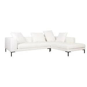 Диван угловой Linnea, правосторонний, белый