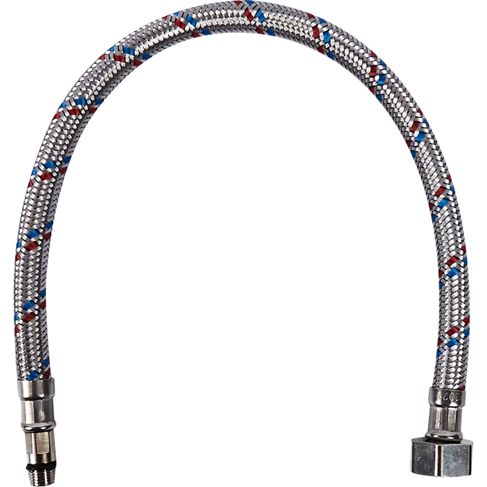 Гибкая подводка для воды ДТРД 40 см x М10 x 1/2" наружная-внутренняя резьба 82727920 STLM-2081863  - Вид №2