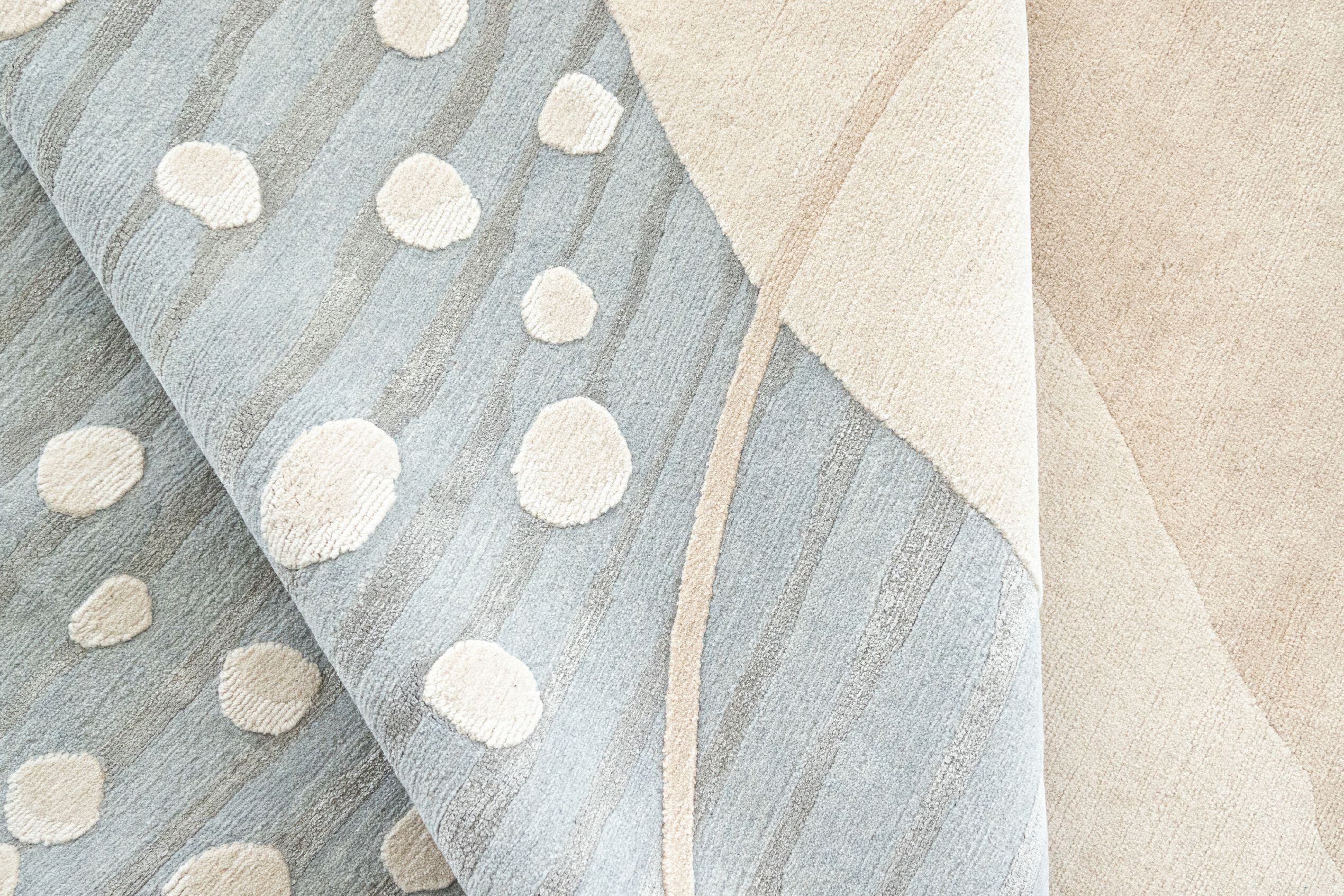 Круглый ковер ручной работы Tapis Rouge абстракция ARCH-00052372 - Вид №9