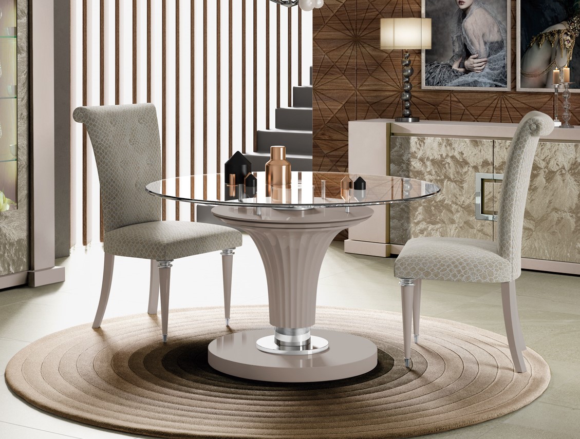 105584 Стол с основанием Coco и столешницей ø 120 Llass Attitude Santreyd