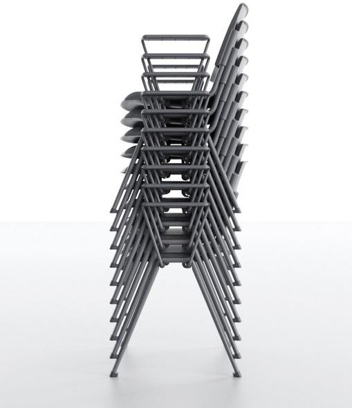 IBEBI Штабелируемый стул с огнестойкой обивкой sun-id-1464766 - Вид №3