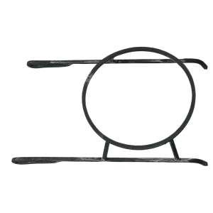 Подставка под казан №1 35x8.5x50 см металл черный