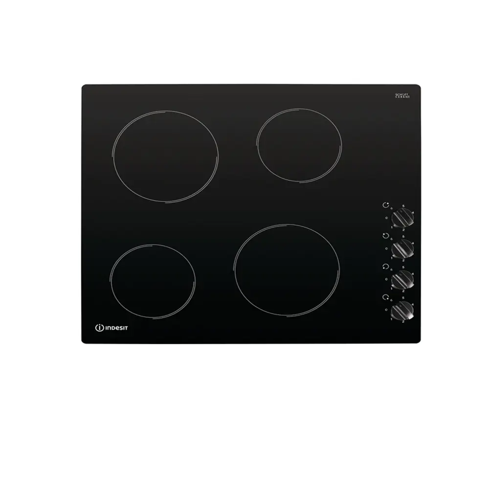 Варочная панель электрическая INDESIT RI 860 C 4 конфорки цвет чёрный STLM-2121293 - Вид №6