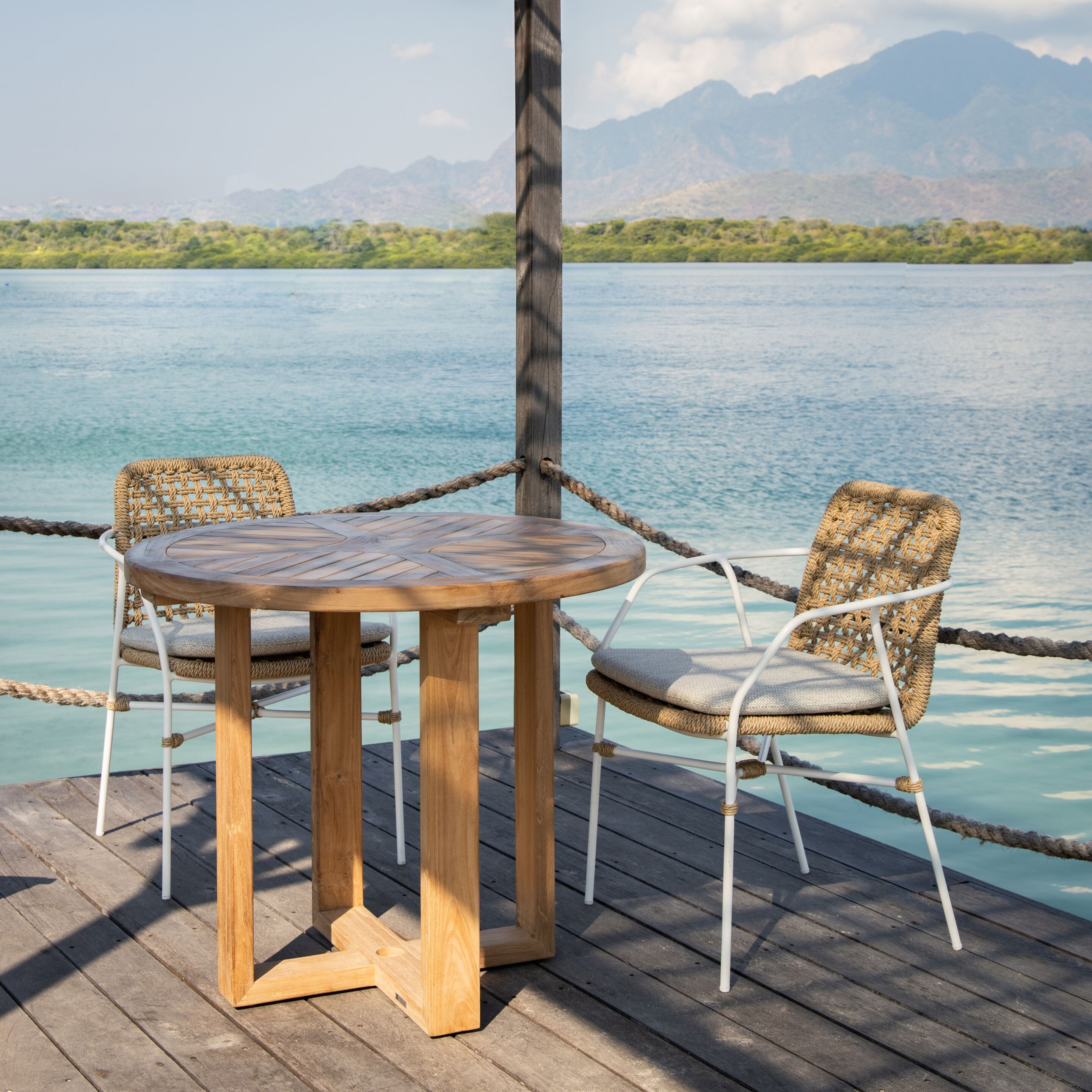 Веревочный садовый стул с подлокотниками cbdesign Grace ARCH-00079082 - Вид №4