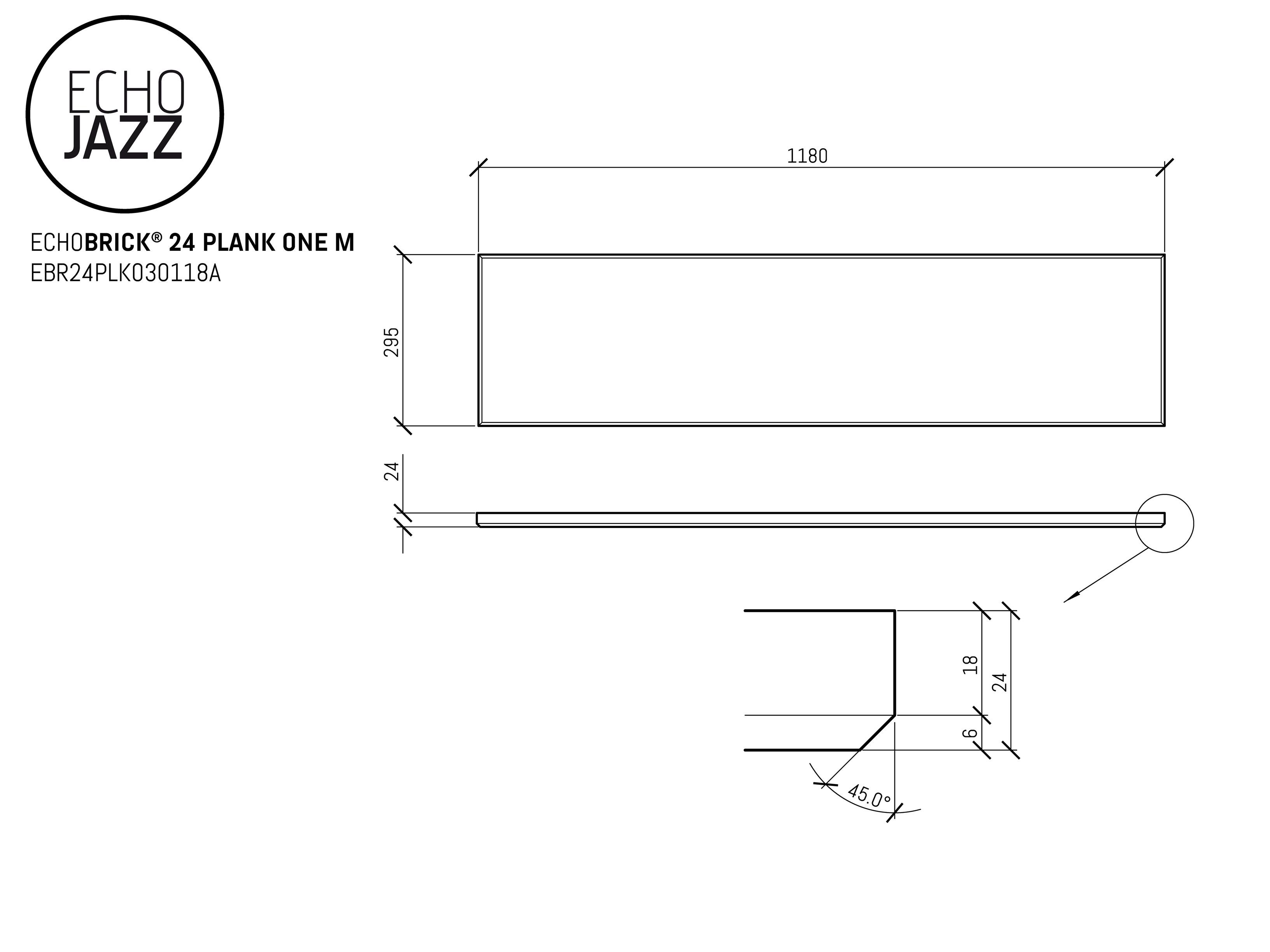 ПЭТ акустическая панель ECHOJAZZ ECHOBRICK® ARCH-00149755 - Вид №23
