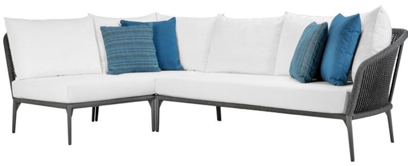 JANUS et Cie Центральный модуль из алюминия и веревка для модульного дивана Knot sun-id-1428379 - Вид №6