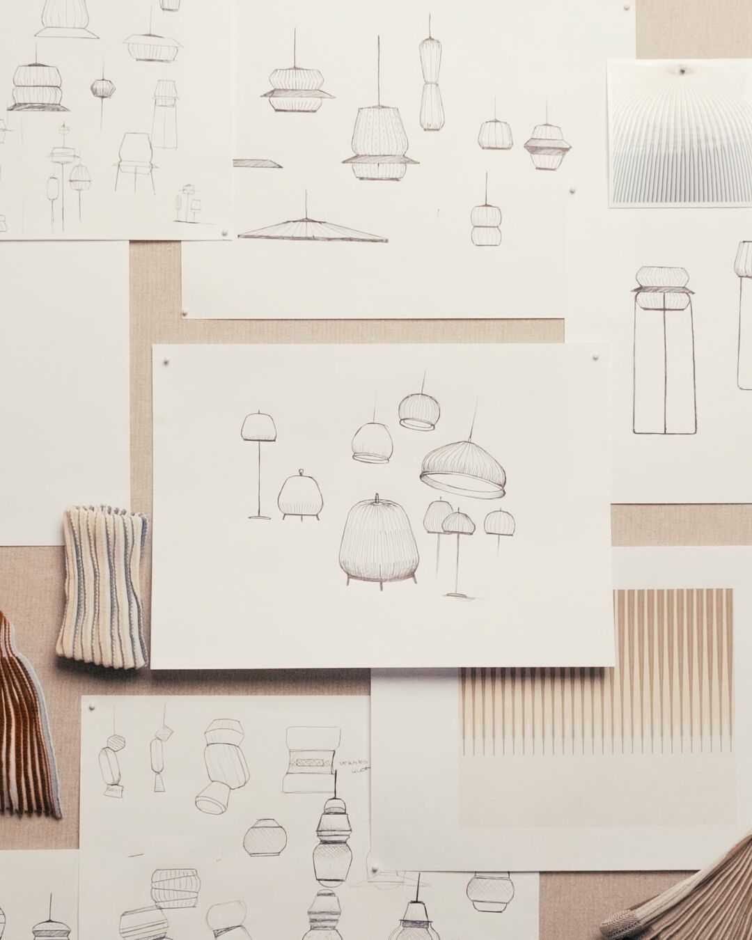 Ткань светодиодный подвесной светильник Vibia Knit ARCH-00041826 - Вид №14