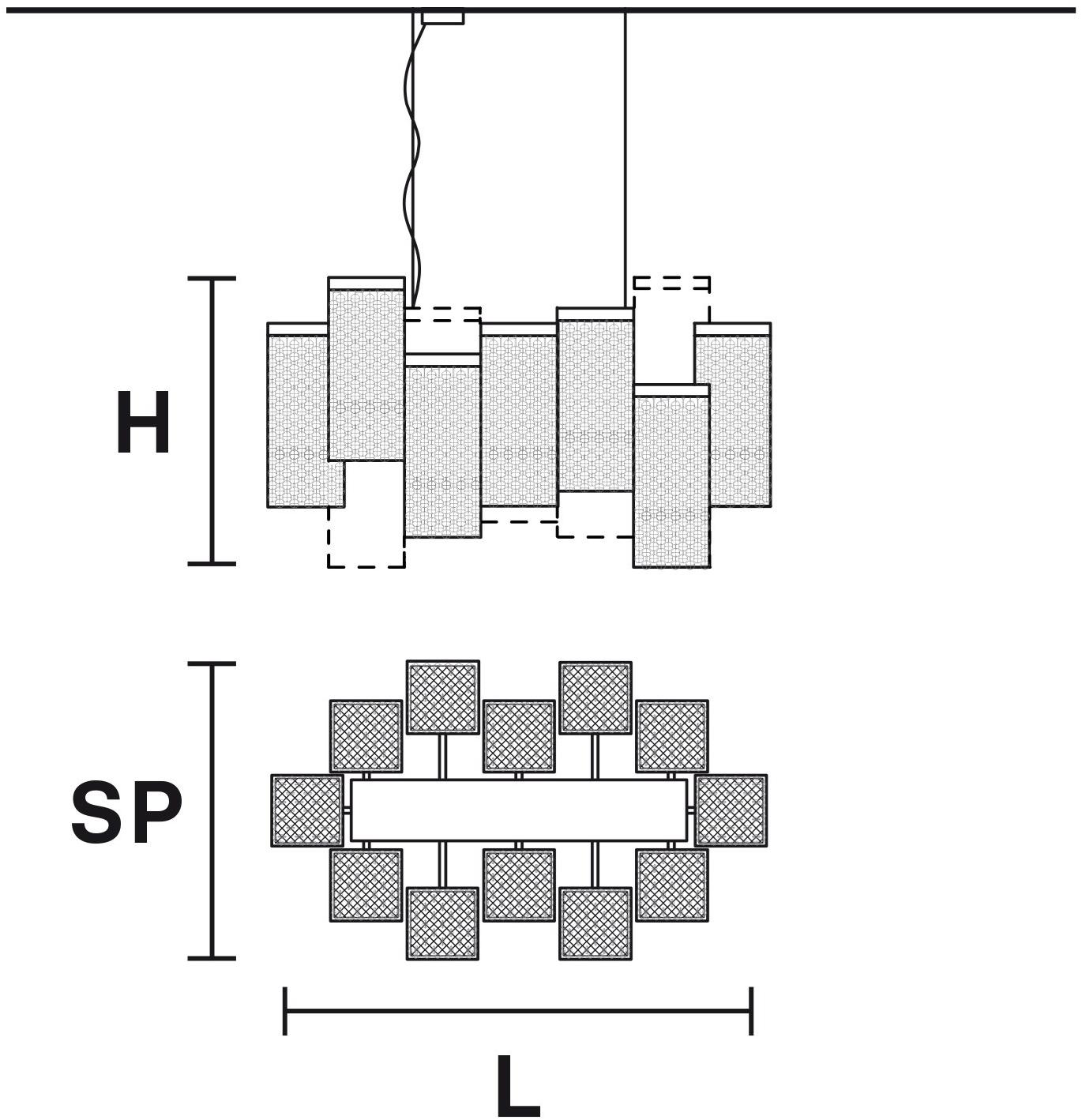 Masiero Хрустальный подвесной светильник Skyline sun-id-1460399 - Вид №1