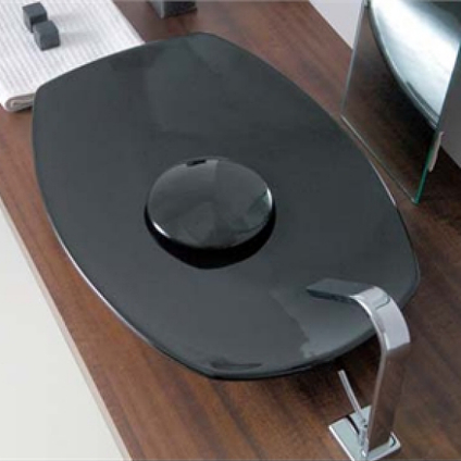 25366 Накладная раковина на столешницу  овальная Ceramica Hidra  - Вид №4