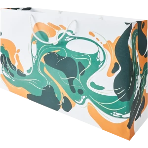 87493246 Пакет подарочный Цвет счастья 55x37 см цвет бело-желтый STLM-0830941