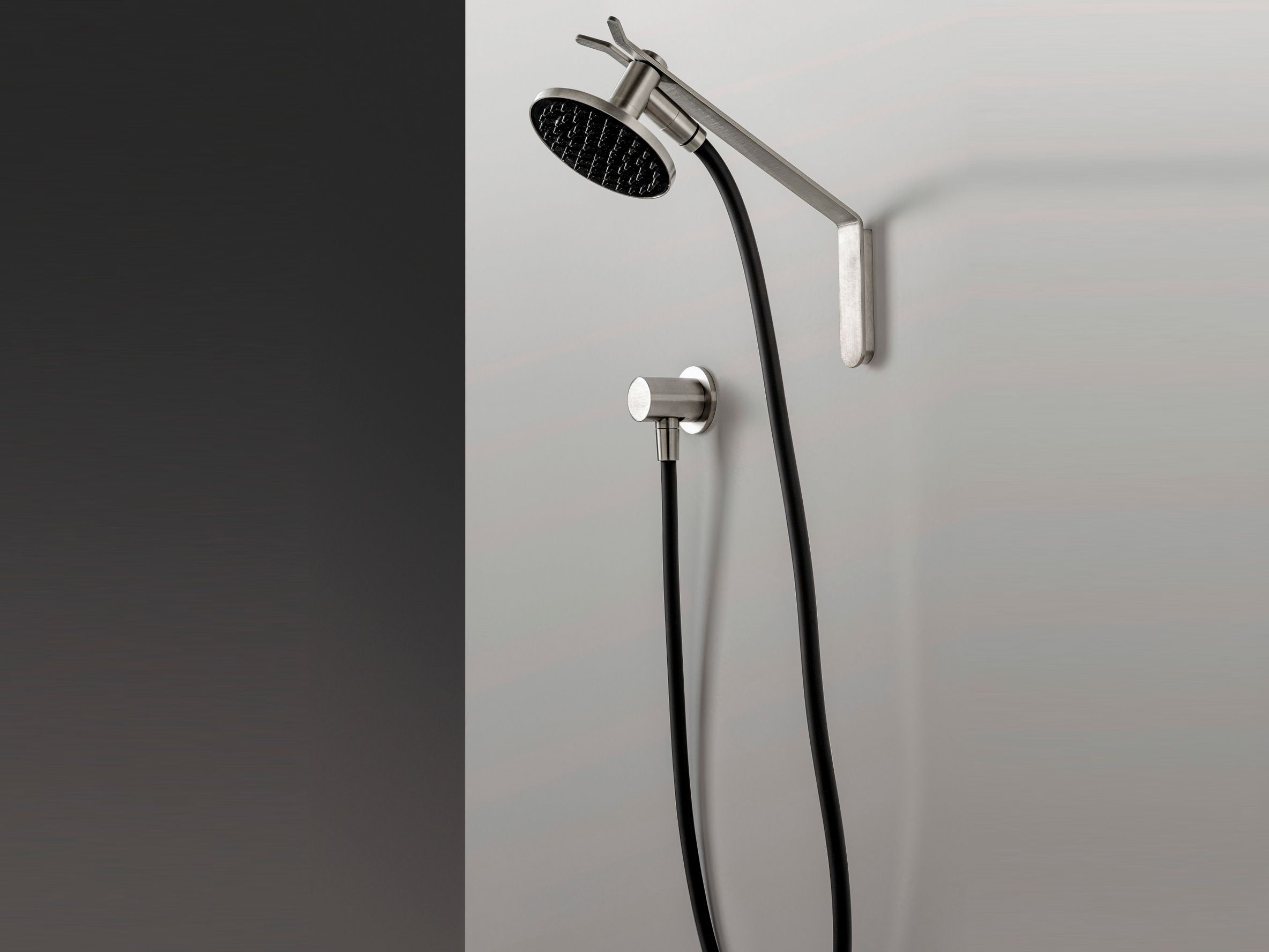 Настенный ручной душ из нержавеющей стали с держателем Zazzeri JK21 ARCH-00137131