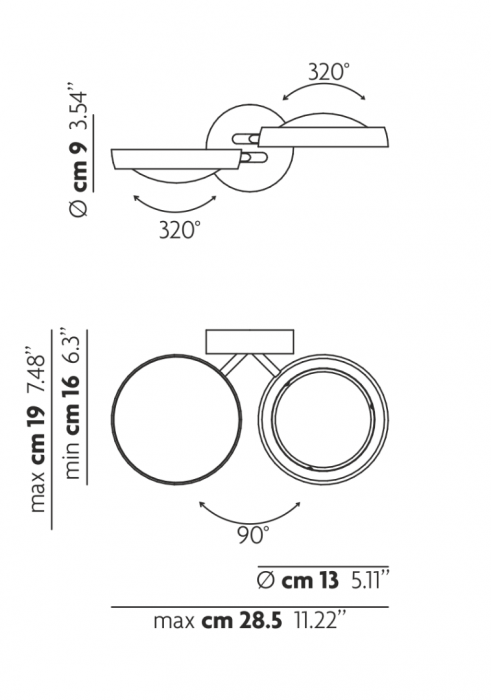 Studio Italia Design Nautilus AP1-PL1 165010 светильник настенный 112593 - Вид №4