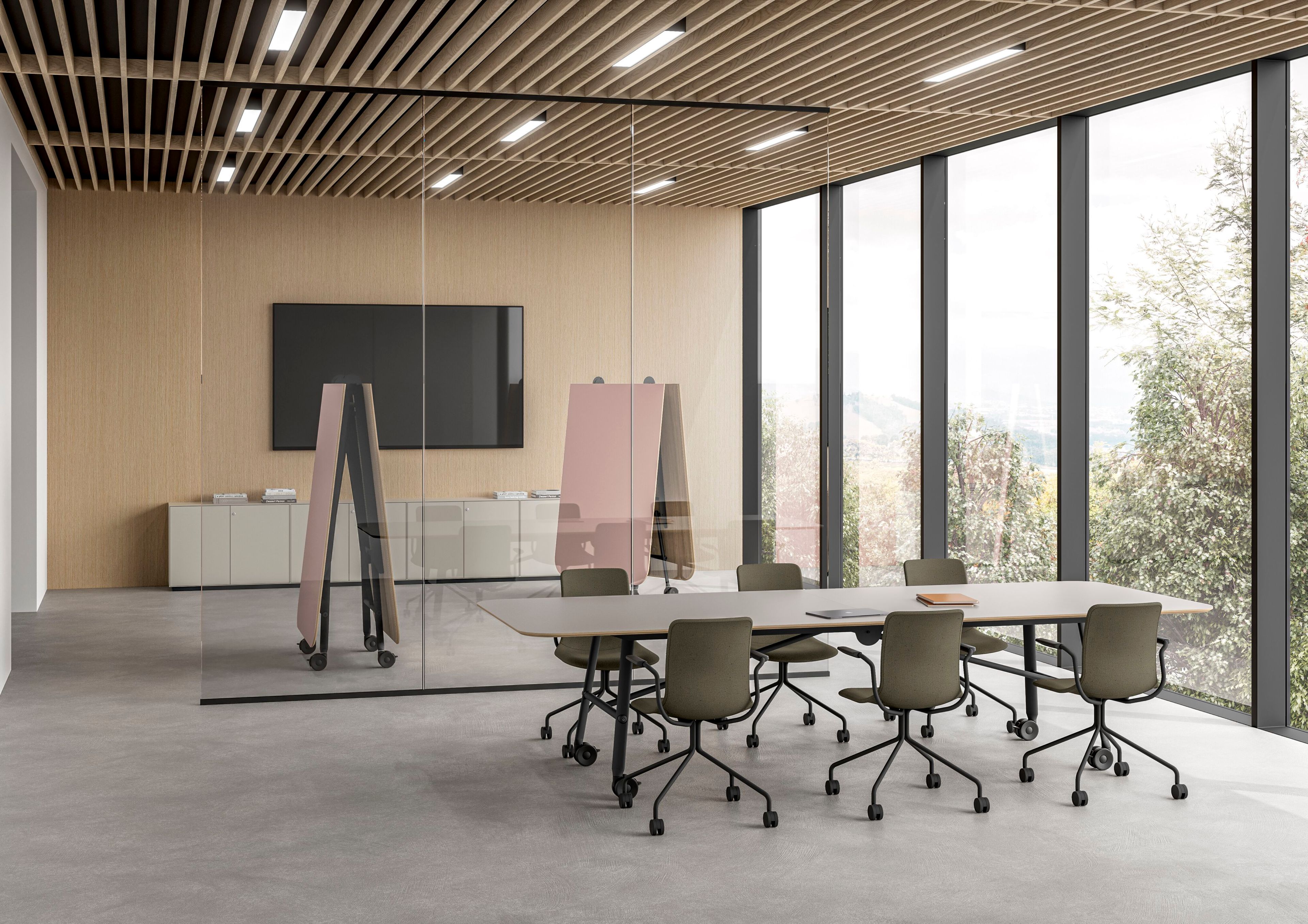 Окрашенный металлический офисный шкаф с распашными дверями IBEBI Codex ARCH-00031653 - Вид №2