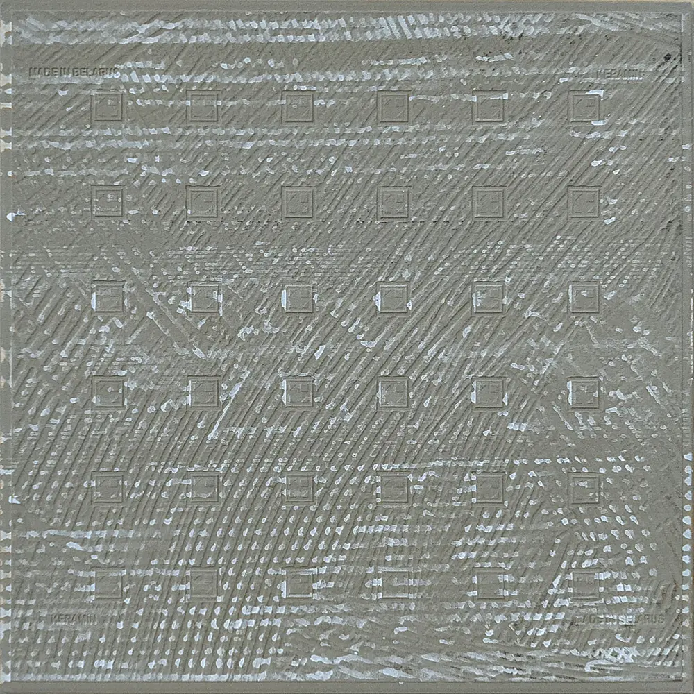 Глазурованный керамогранит Керамин Эйра 40x40 см 1.76 м² матовый цвет белый STLM-2010102 - Вид №2