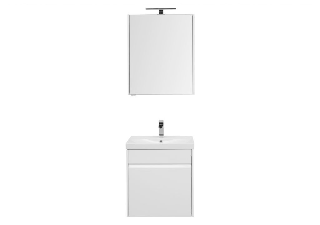 Мебель для ванной Aquanet Палермо 60 белый 00209024 - Вид №2