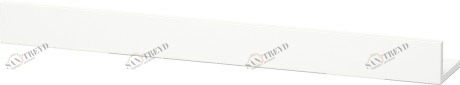 DS791101818 Полка DuraStyle #DS7911 600 - 1800 x 130 мм Белый матовый, декор Duravit