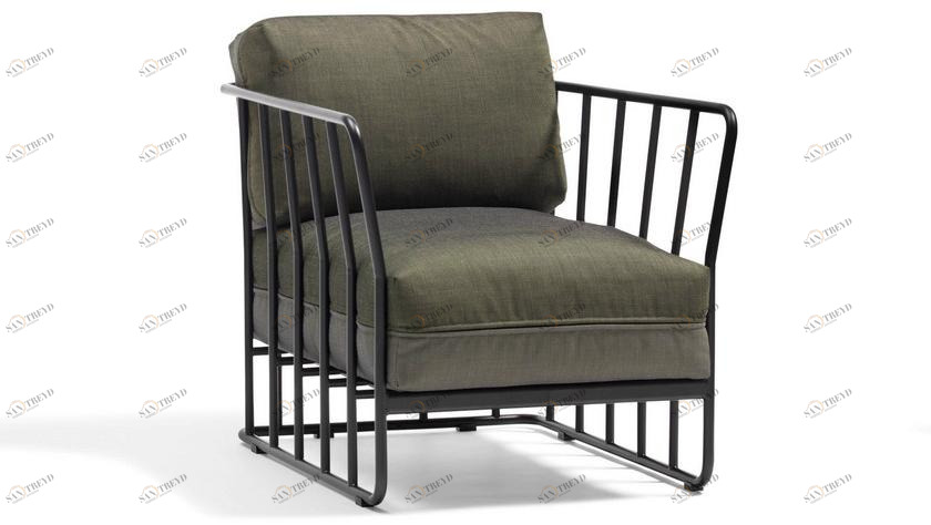 Blå Station Кресло с обивкой из ткани с подлокотниками Code 27 Bla Station sun-id-1450320