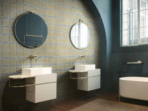 Tecnografica Узорчатые обои в ткани современного стиля Collezioni d'arte