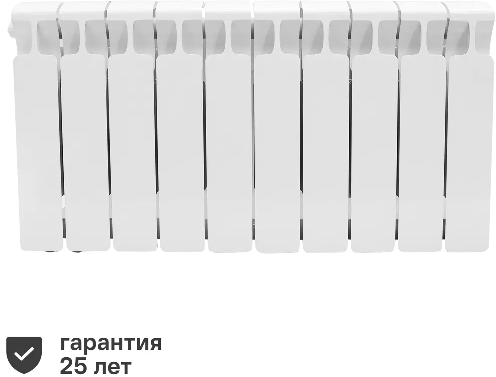 Биметаллический радиатор Rifar Monolit 350 - 10 секций с нижним подключением 82116787