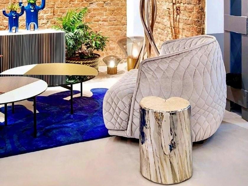 Fuoriluogo Низкий круглый журнальный столик из массива дерева sun-id-1400706 - Вид №1