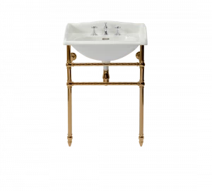 Gentry Home Таз большой белый Victorian Бронза GH102138