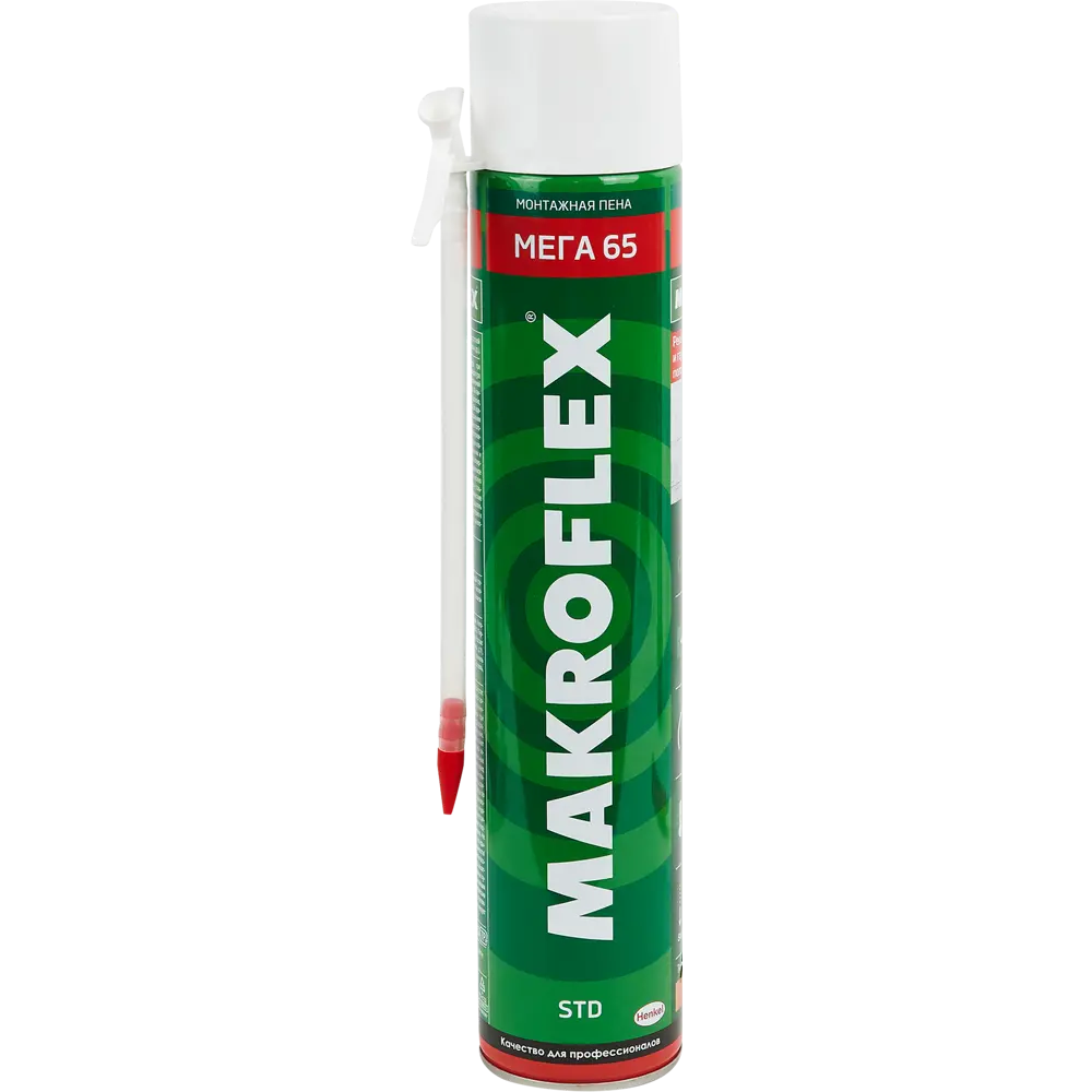 Пена монтажная бытовая Makroflex Мега STD 65 летняя 800 мл 84871620 STLM-2049273 МАКРОФЛЕКС 