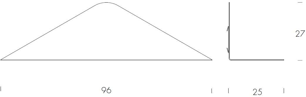Tonin Casa Полка из окрашенного металла Matrix T6412 - Вид №4