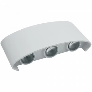 Уличный светильник настенный светодиодный 8х4х17 см белый Feron 06311 FERON  00-3956090 Белый