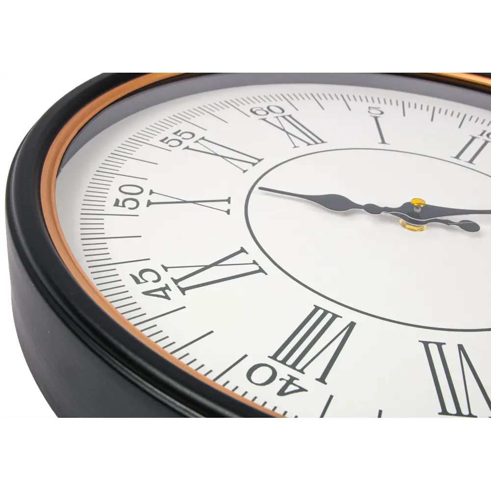 Santreyd Classic — настенные часы с бесшумным ходом в элегантном черно-золотом исполнении 89344949 Дизайн STLM-0821351 - Вид №3