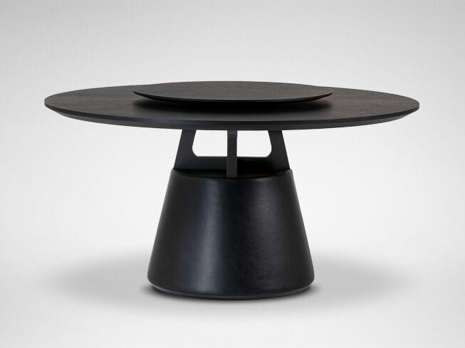 Круглый стол из орехового дерева с Lazy Susan CAMERICH UNITY ARCH-00090559